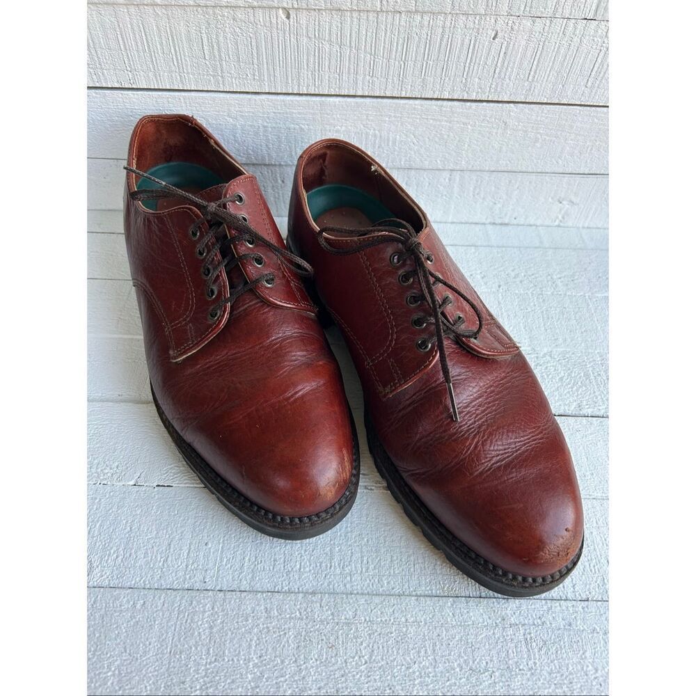 H.S. Trask Men’s Rugged Leather Workwear Oxford Shoes 9.5M USA Made